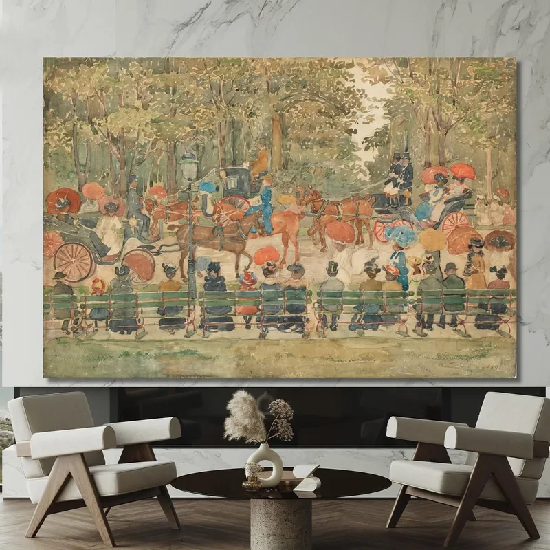 Central Park Maurice Prendergast