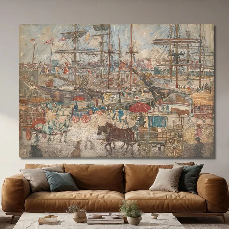 Quais Est De Boston Maurice Prendergast