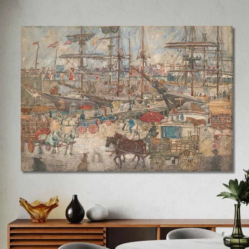 Quais Est De Boston Maurice Prendergast