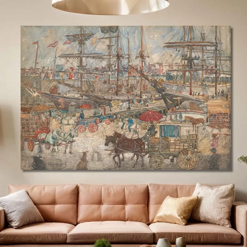 Quais Est De Boston Maurice Prendergast