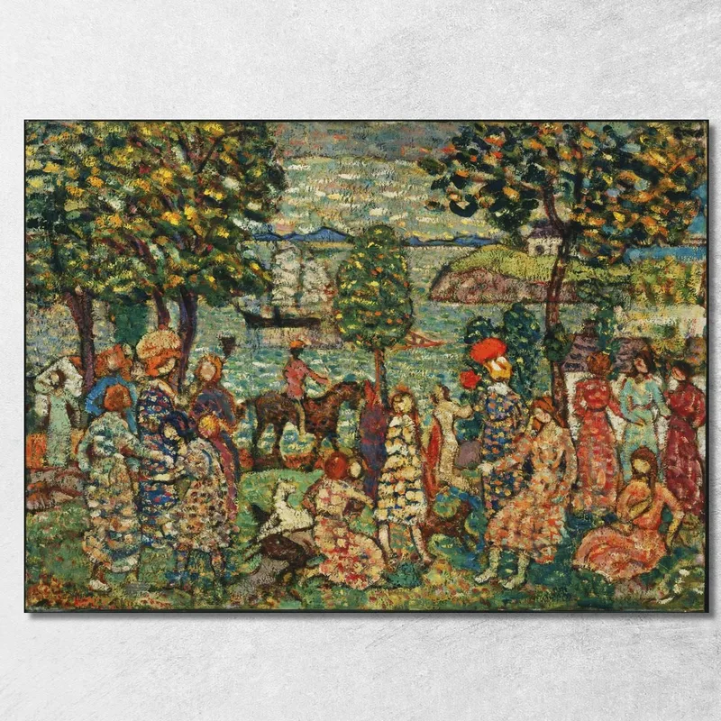 Fantasie Maurice Prendergast drucken auf leinwand