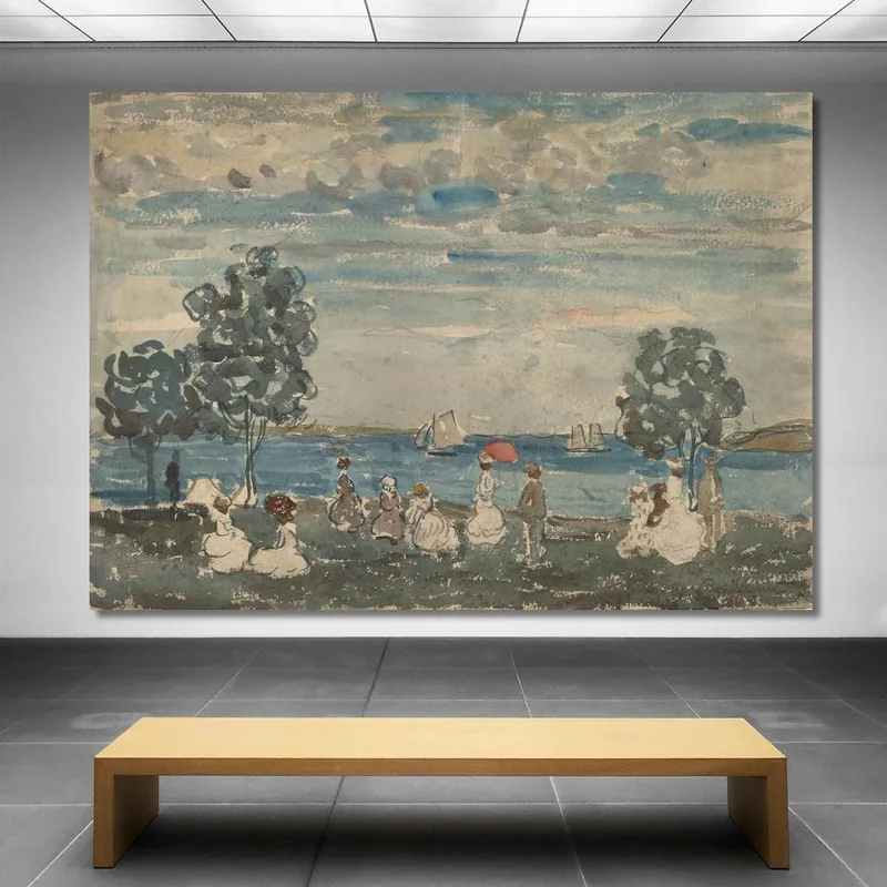 Figures Sur Une Plage Maurice Prendergast