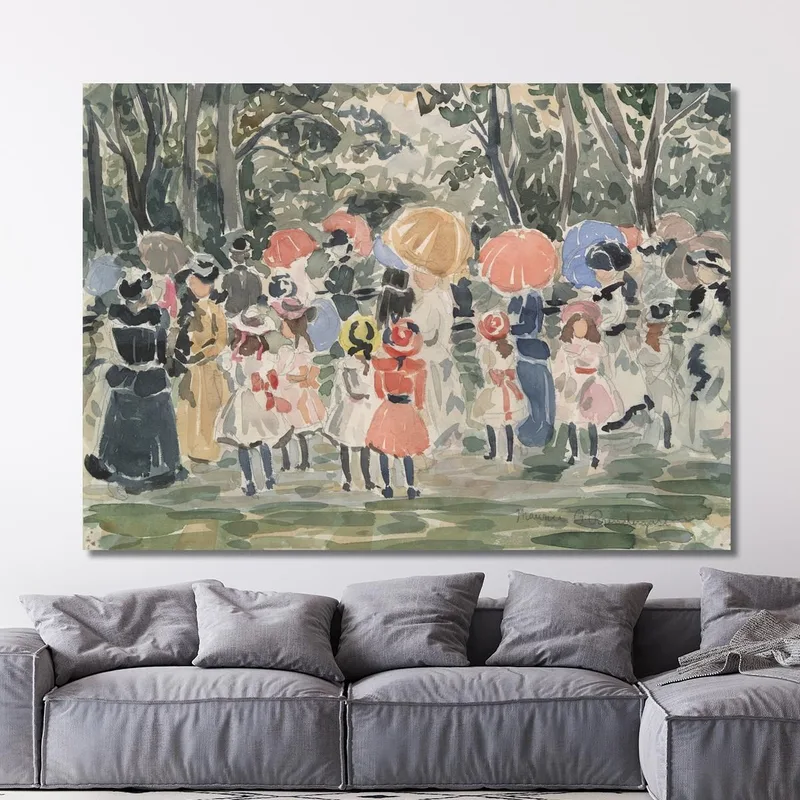 Dans Le Parc Maurice Prendergast