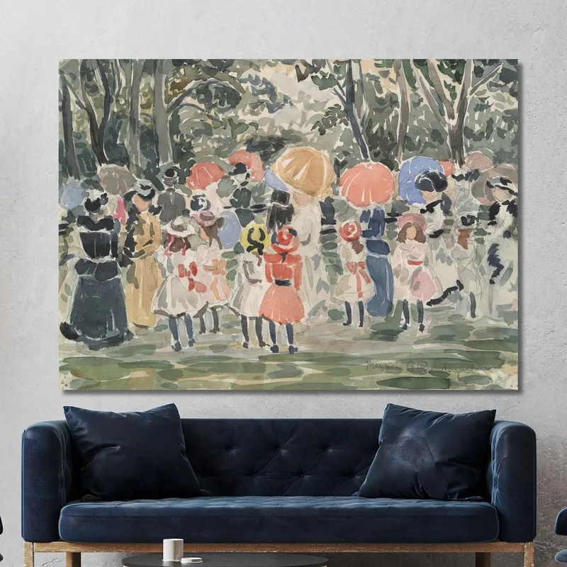 Dans Le Parc Maurice Prendergast