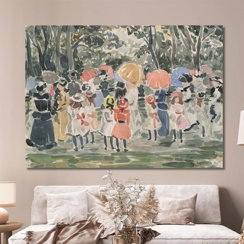 Dans Le Parc Maurice Prendergast