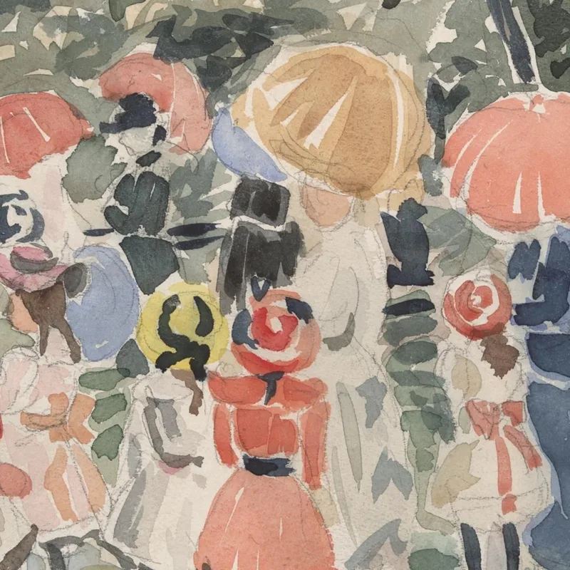 Dans Le Parc Maurice Prendergast