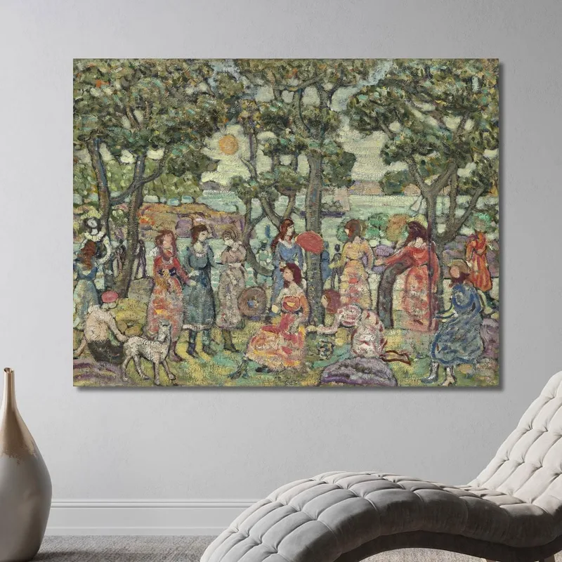 Paysage Avec Figures 2 Maurice Prendergast