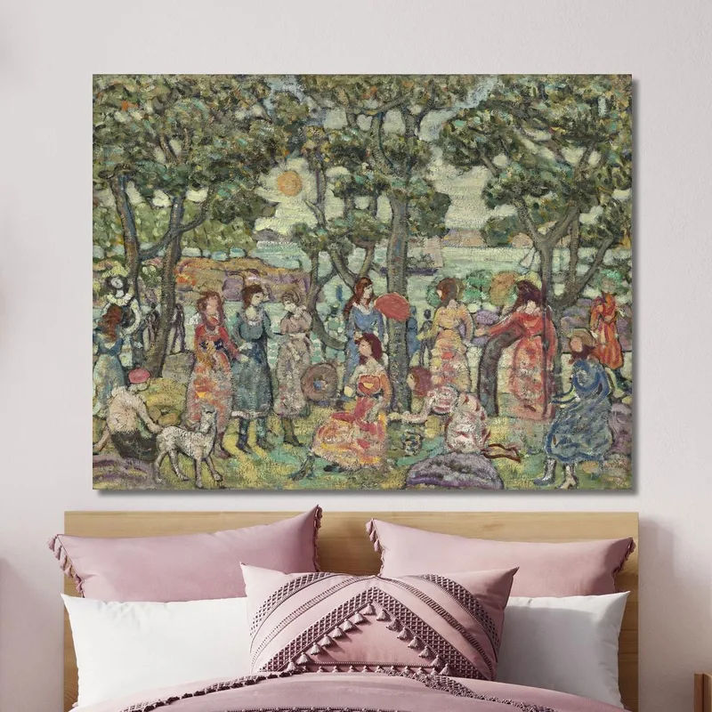 Paysage Avec Figures 2 Maurice Prendergast