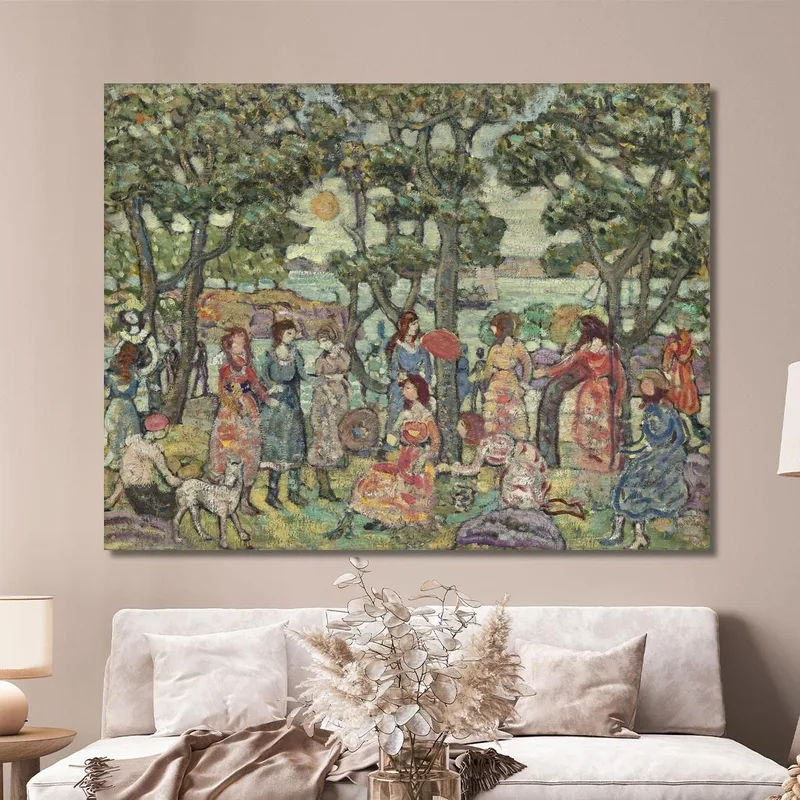 Paysage Avec Figures 2 Maurice Prendergast