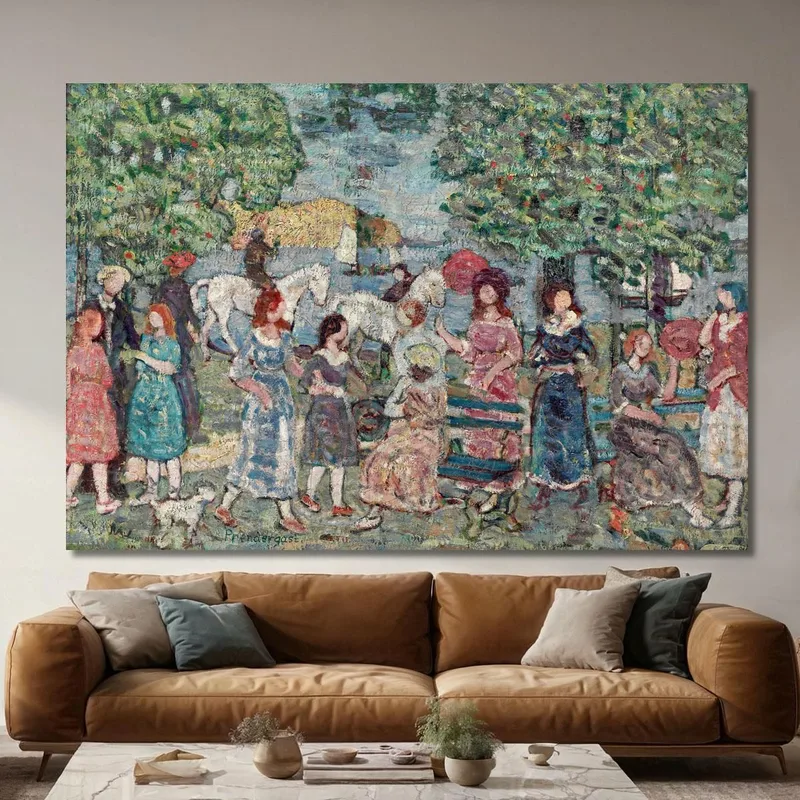 Landscape With Figures Maurice Prendergast