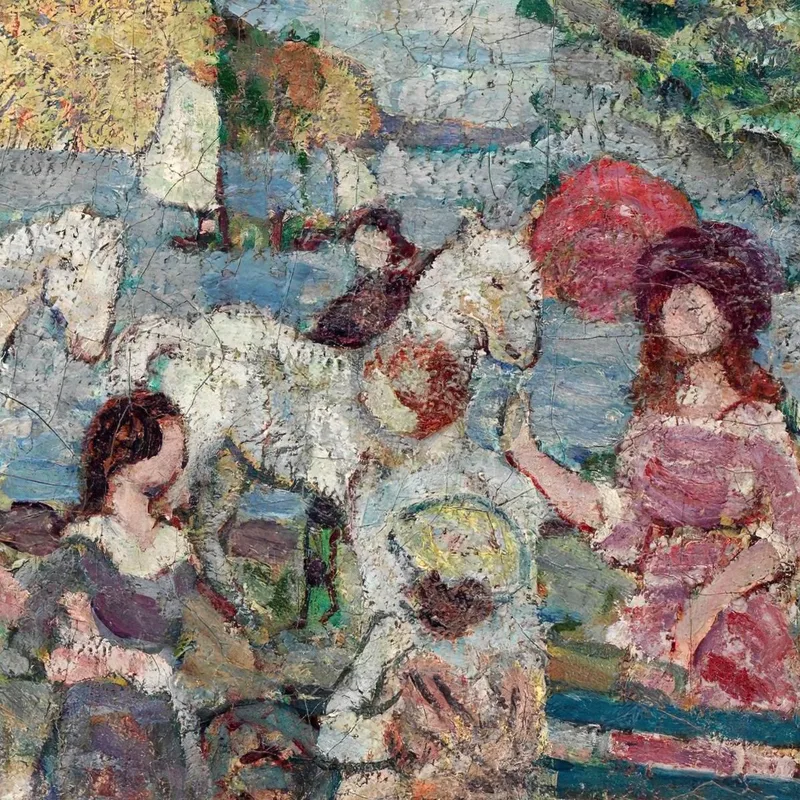 Landscape With Figures Maurice Prendergast