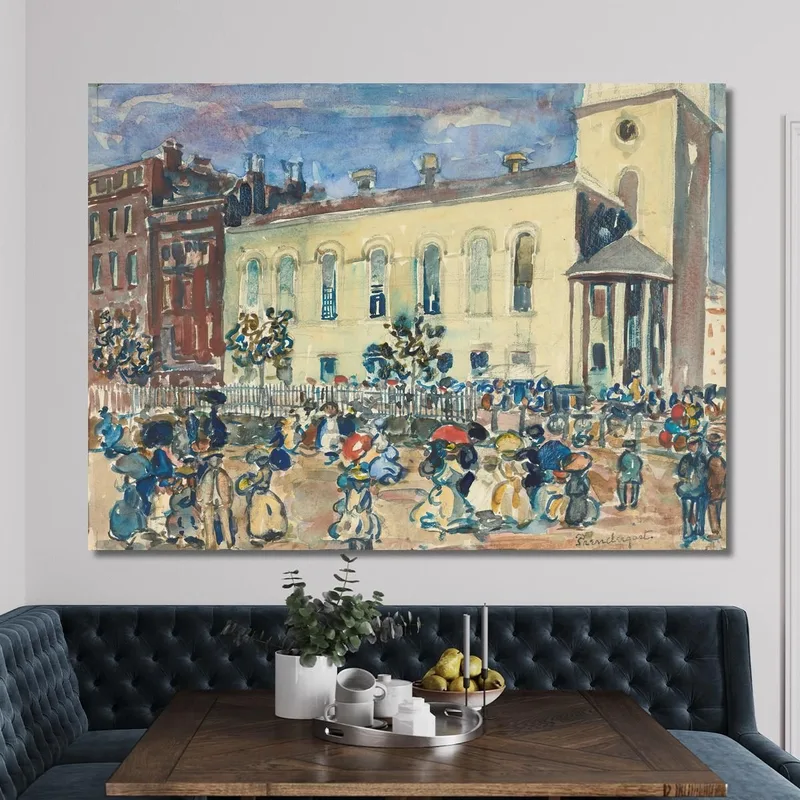 Chiesa Di Park Street Boston Maurice Prendergast
