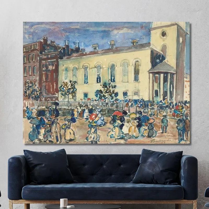 Chiesa Di Park Street Boston Maurice Prendergast