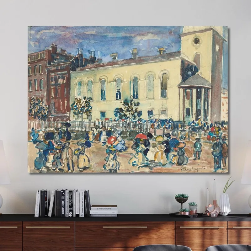 Chiesa Di Park Street Boston Maurice Prendergast
