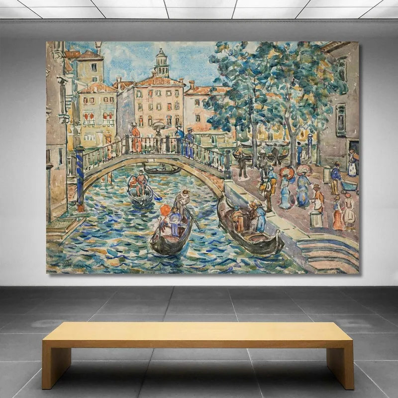 Scène De Venise Maurice Prendergast