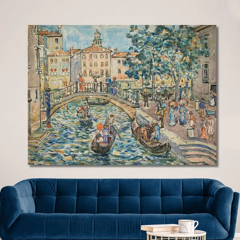 Scène De Venise Maurice Prendergast