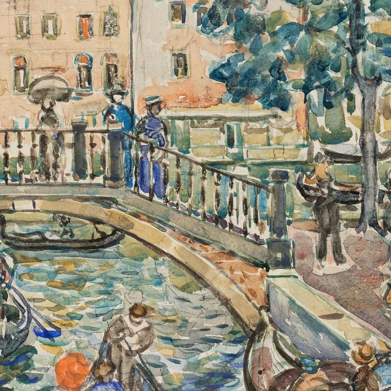 Scène De Venise Maurice Prendergast