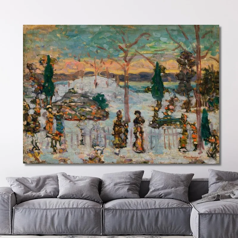 Schnee Im April Maurice Prendergast