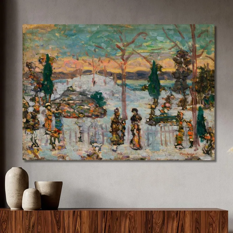 Schnee Im April Maurice Prendergast