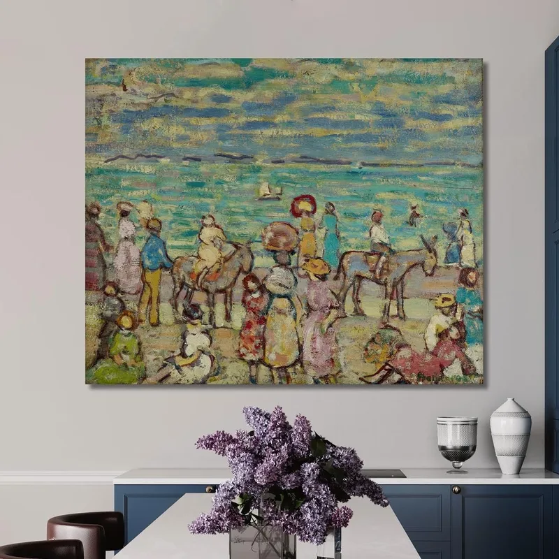 La Plage Maurice Prendergast