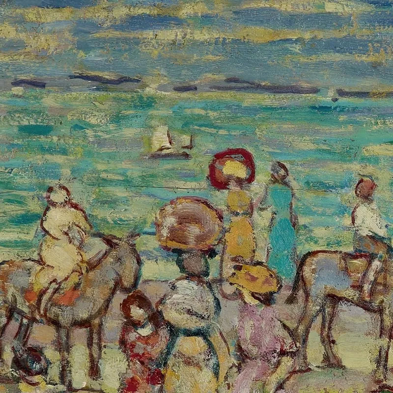 La Plage Maurice Prendergast