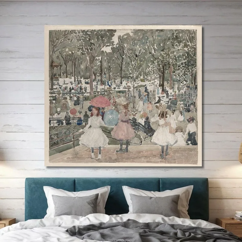Le Mail Central Park Maurice Prendergast