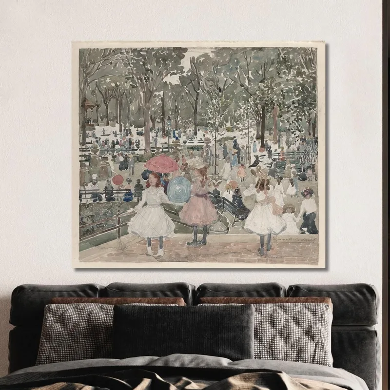 Le Mail Central Park Maurice Prendergast