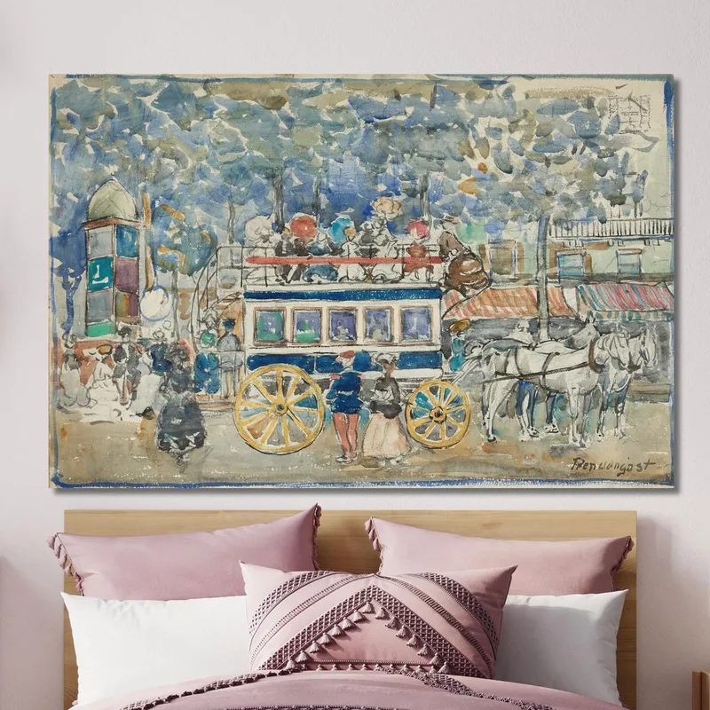 L'Omnibus Parisien Maurice Prendergast