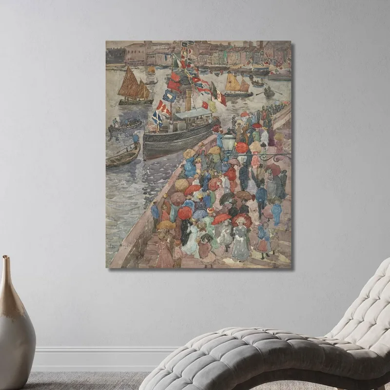 Der Kai Venedig Maurice Prendergast