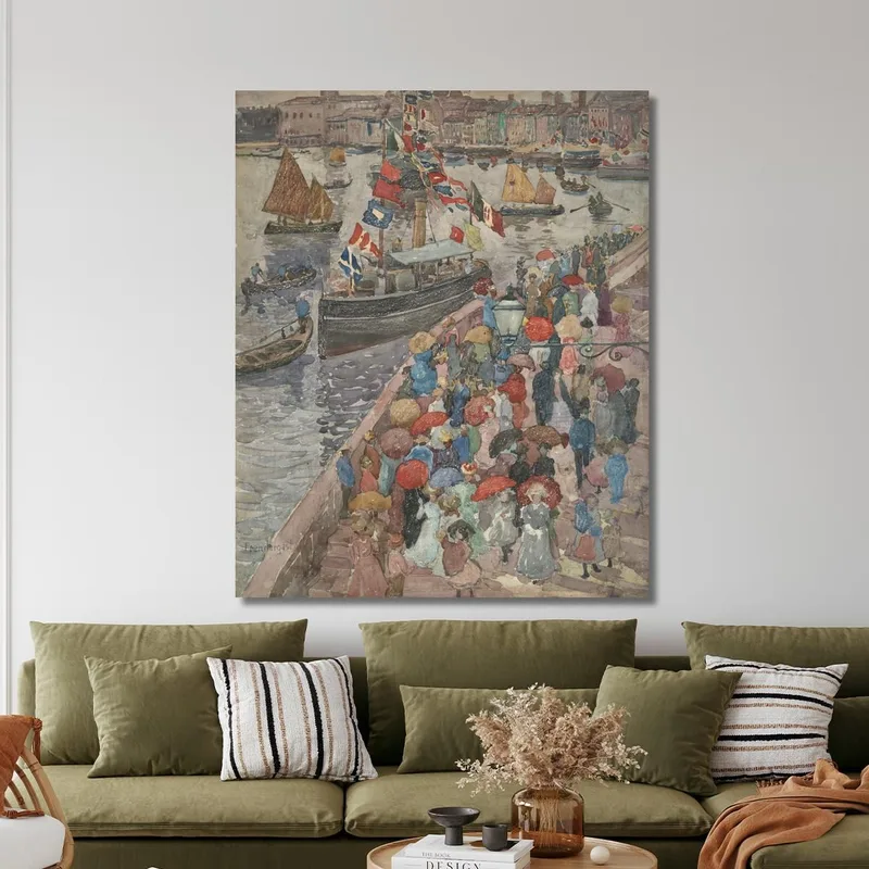 Der Kai Venedig Maurice Prendergast