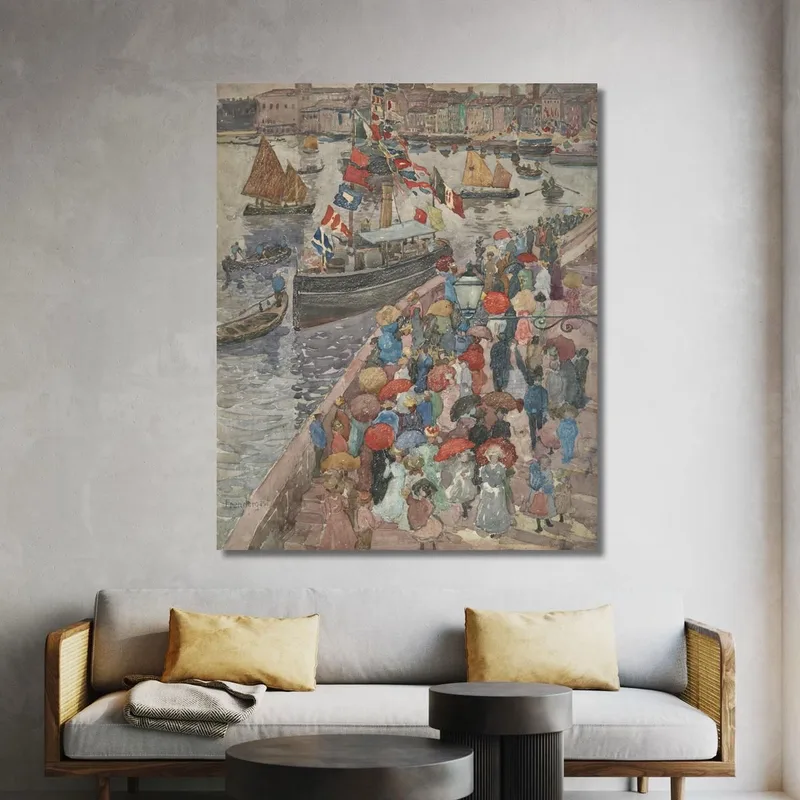Der Kai Venedig Maurice Prendergast