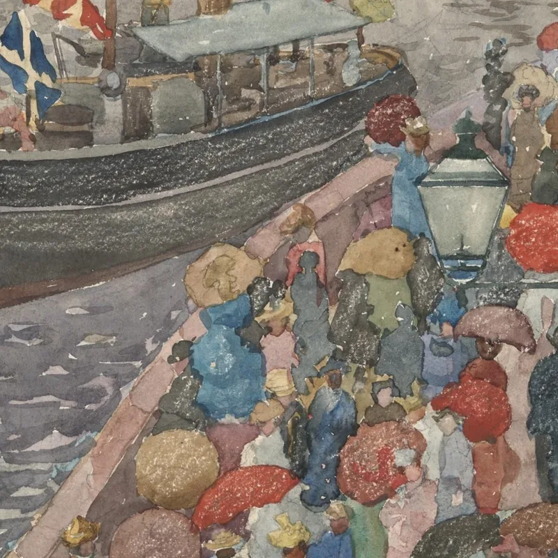 Der Kai Venedig Maurice Prendergast