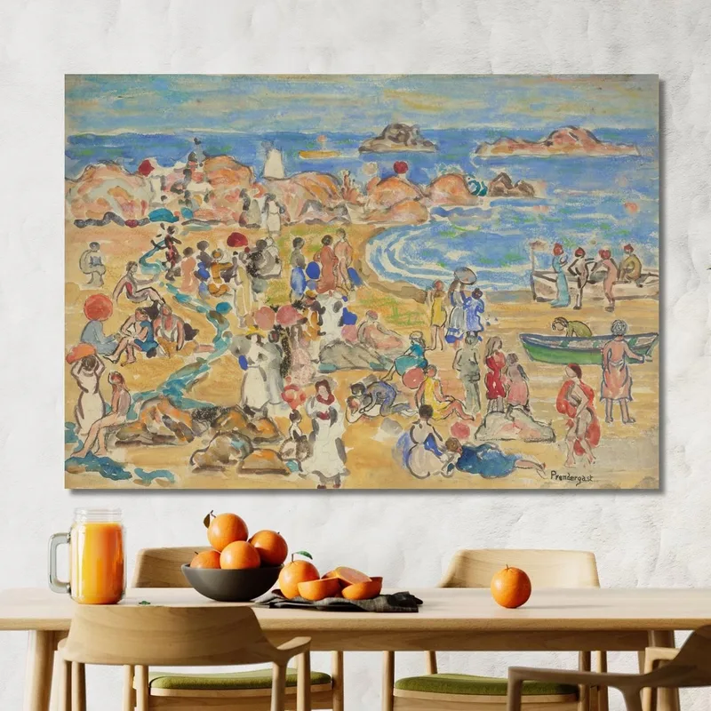 View Along New England Coast Maurice Prendergast