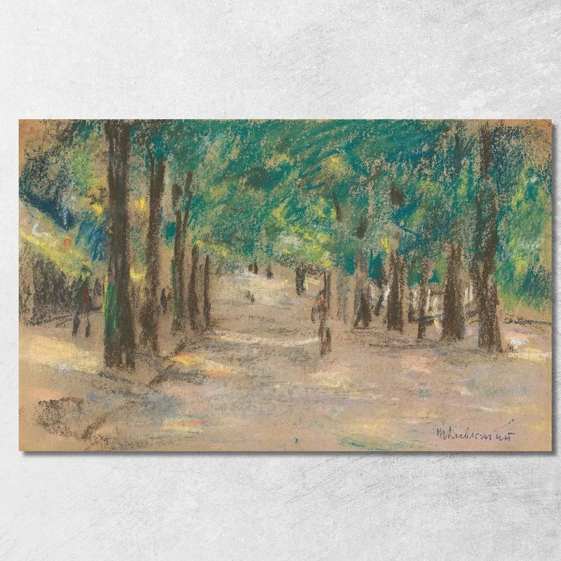 Allee Wohl In Haarlem Max Liebermann canvas print