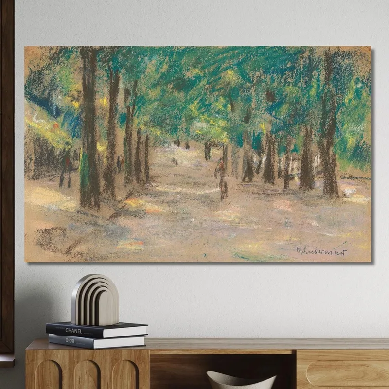 Allee Wohl In Haarlem Max Liebermann