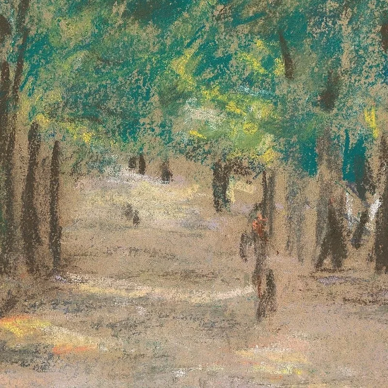 Allee Wohl In Haarlem Max Liebermann