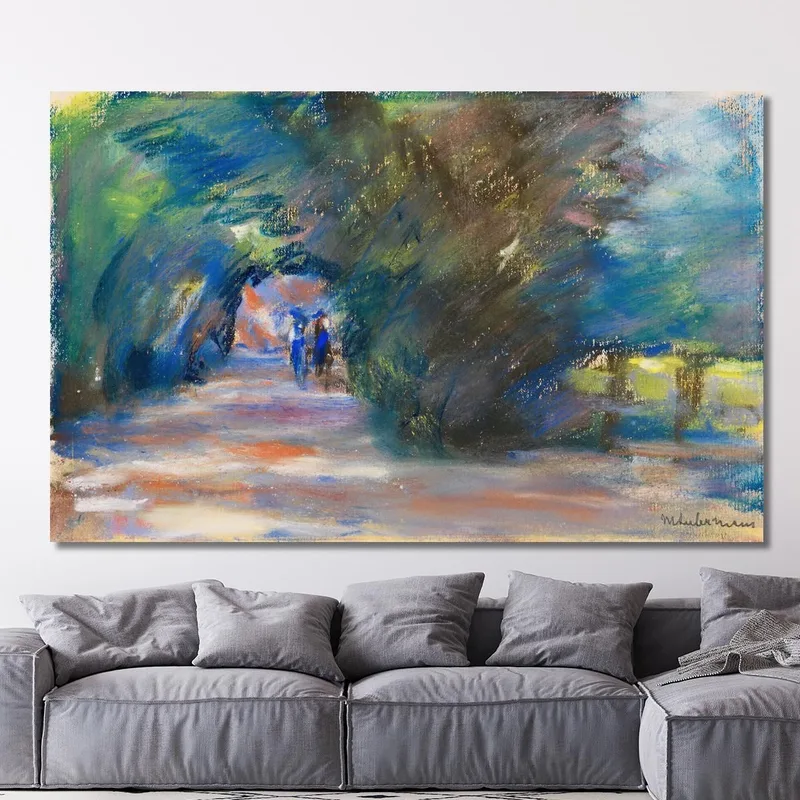 Avenue With Two Riders Max Liebermann