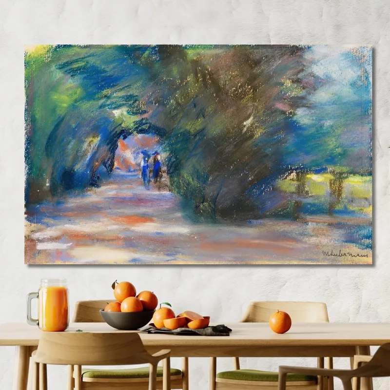 Avenue With Two Riders Max Liebermann