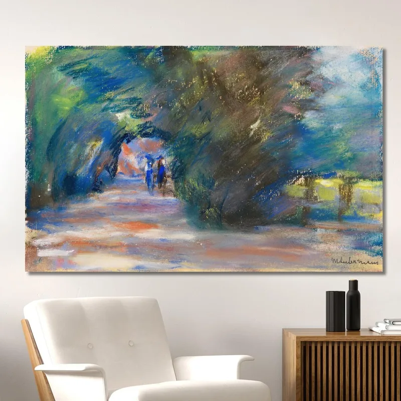 Avenue With Two Riders Max Liebermann