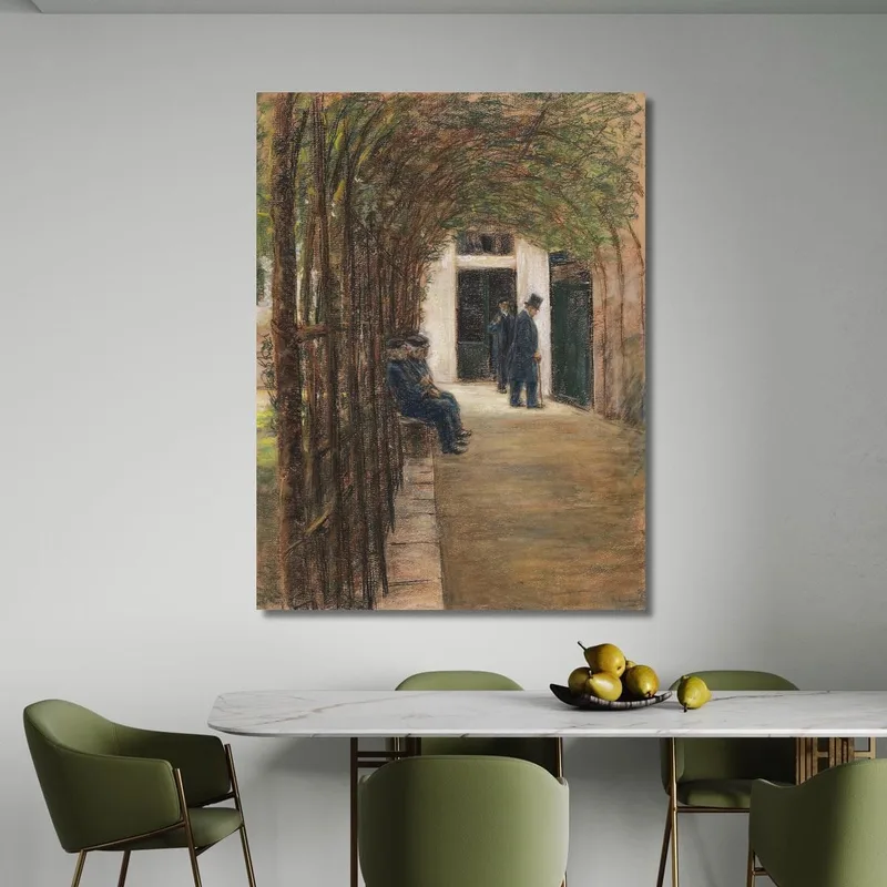 Altmännerhaus In Amsterdam Garten Im Brentanostift In Amsterdam Max Liebermann