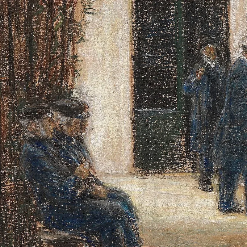 Altmännerhaus In Amsterdam Garten Im Brentanostift In Amsterdam Max Liebermann