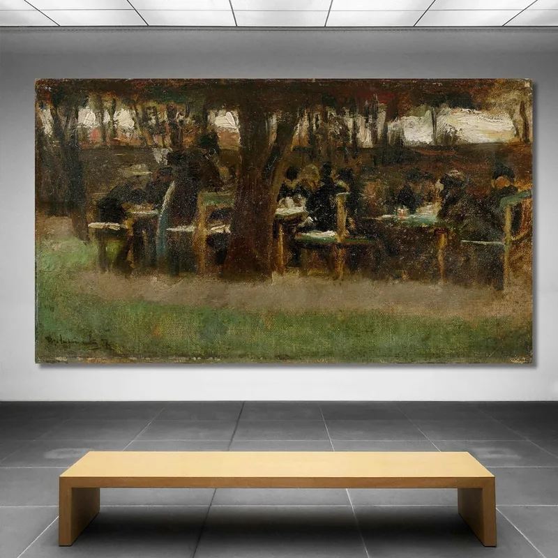 From Etzenhausen Garden Restaurant Max Liebermann