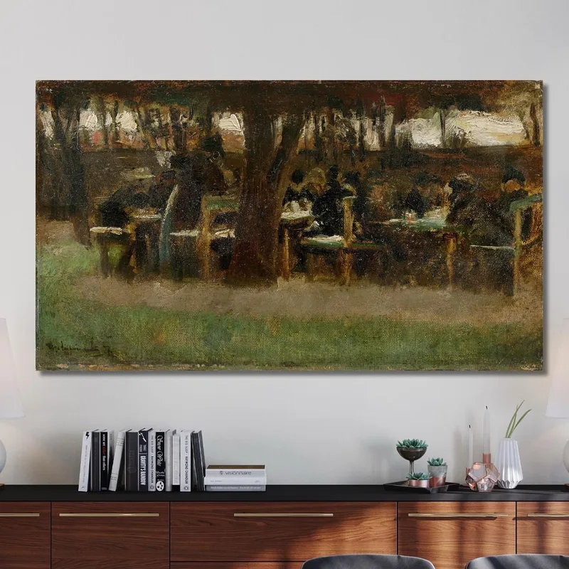From Etzenhausen Garden Restaurant Max Liebermann