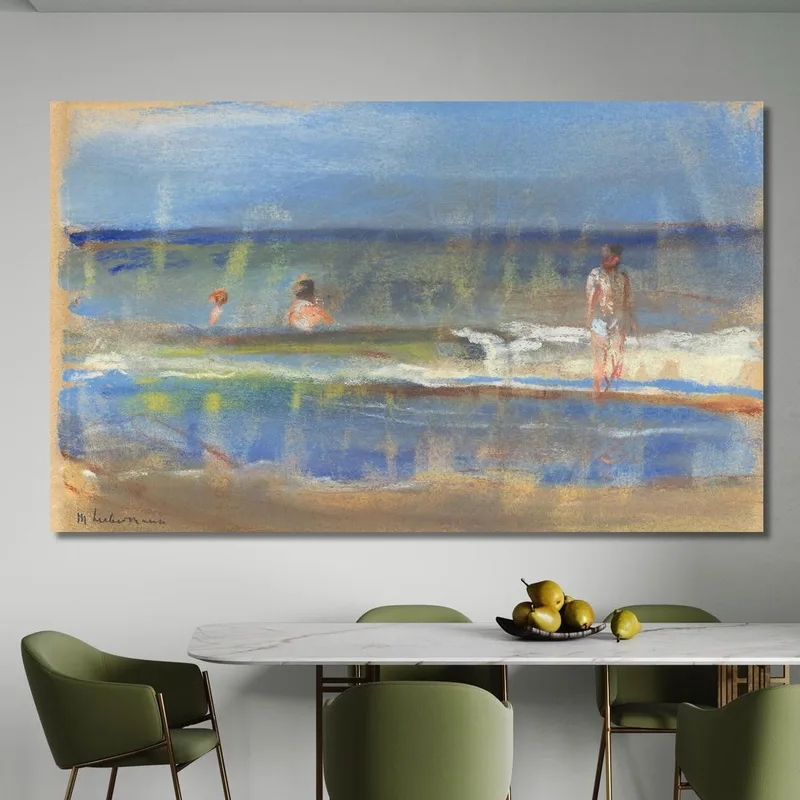 Bathing In The Sea Max Liebermann