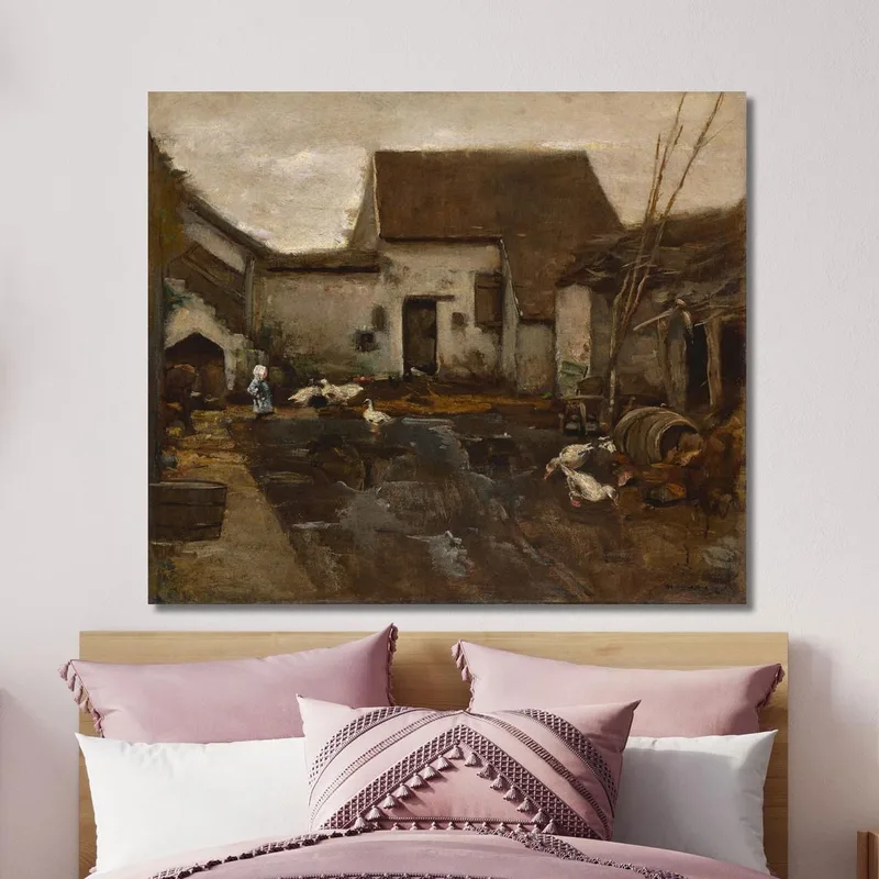Farm In Barbizon Max Liebermann