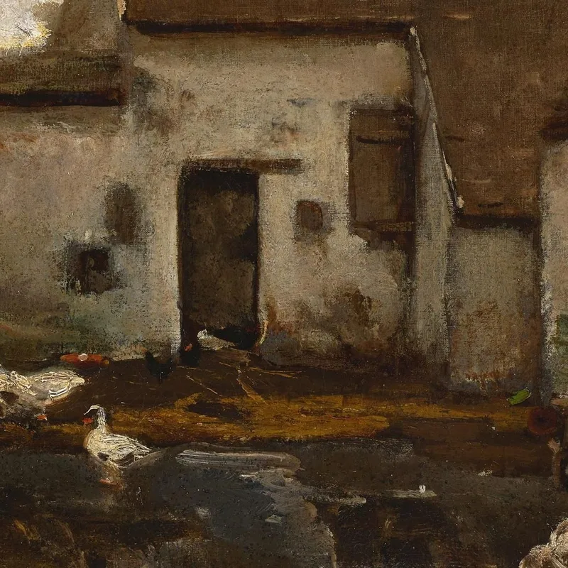 Farm In Barbizon Max Liebermann