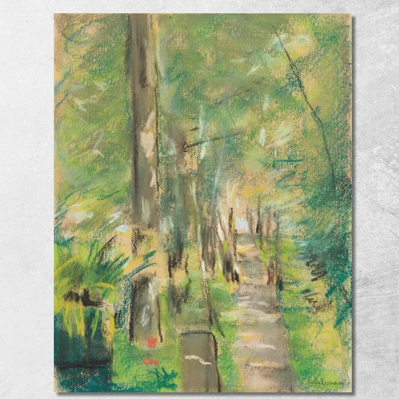 Birch Avenue In Wannsee Garden Max Liebermann canvas print