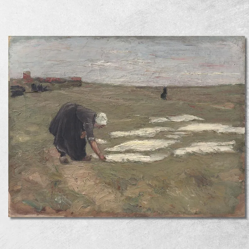 Bleaching On The Dunes Near Katwijk Max Liebermann canvas print