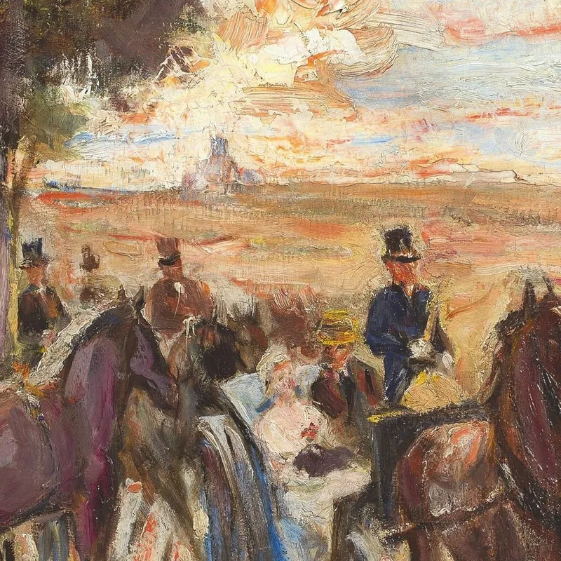 Promenade On Monte Pincio In Rome Max Liebermann