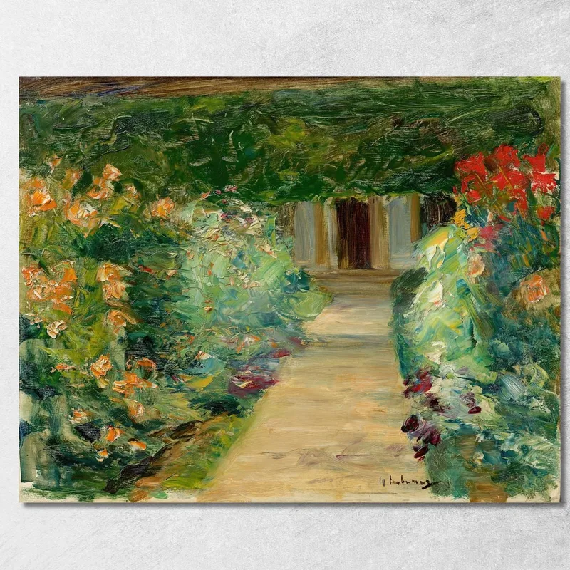 The Kitchen Garden In Wannsee Facing East Max Liebermann canvas print